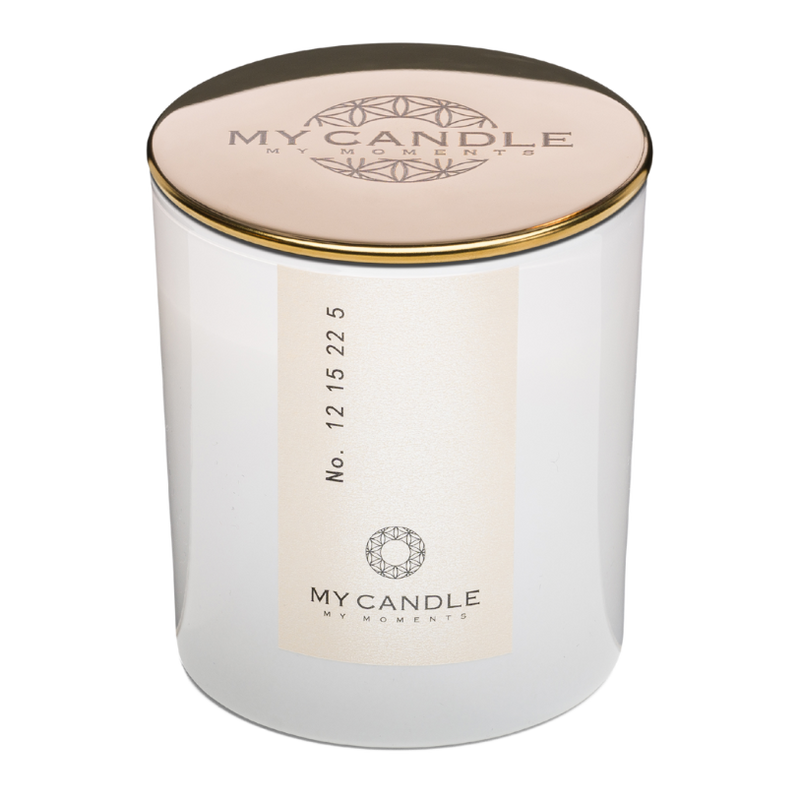 Juwelkerze Love | Rosenquarz & Kirschblüten-Duft für Harmonie – My Candle