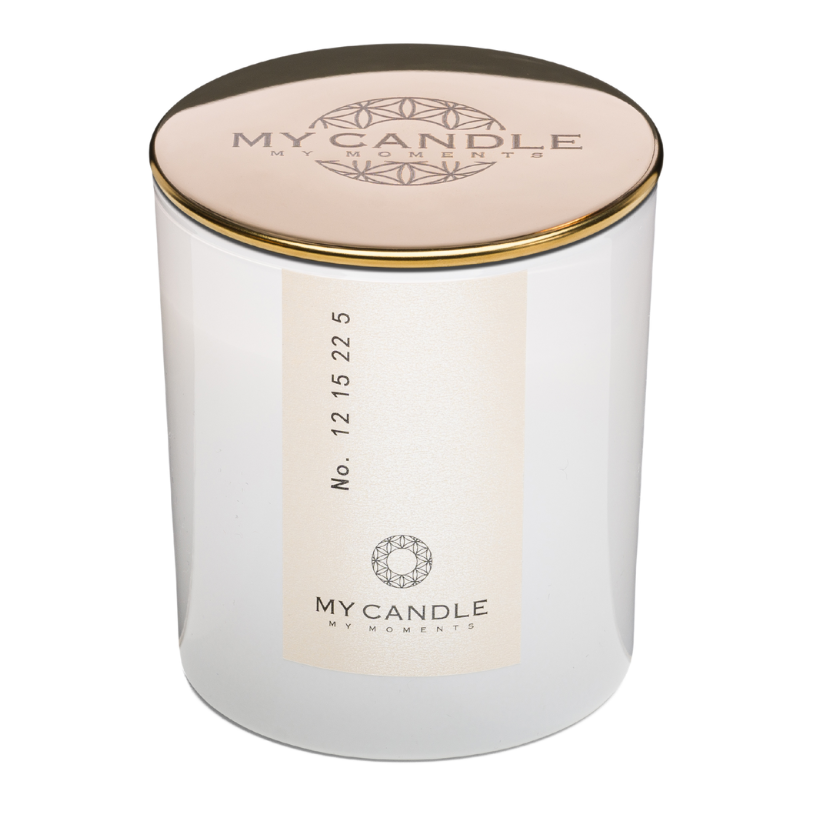 Juwelkerze Love | Rosenquarz & Kirschblüten-Duft für Harmonie – My Candle